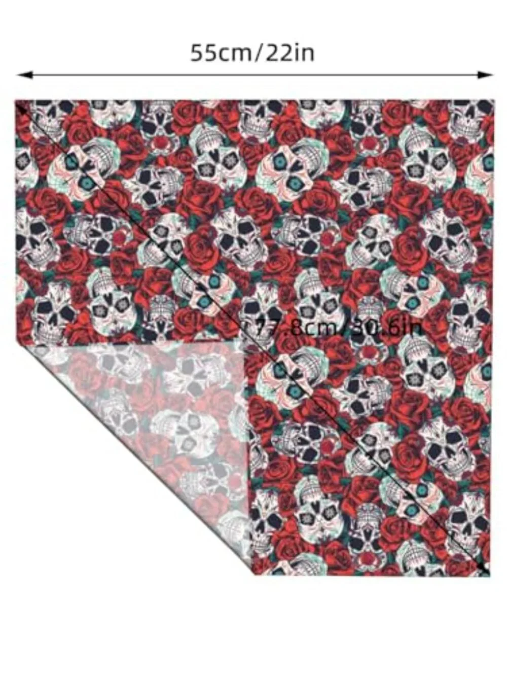 Silky Square Scarf 22x22 Women Faux Silk Neck Scarf Fashion Headscarf